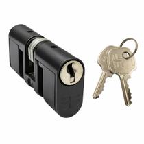 Miolo cilindro reposição tambor c/2 chaves p/ fechadura 3f 4000/5000/6000/7000 000zpp preto