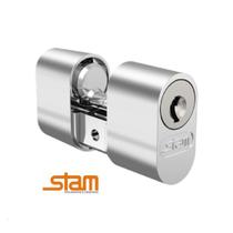 Miolo Cilindro Tambor Fechadura Stam Gorje Original Cromado Miolo Cilindro Tambor Fechadura Stam Gorje Original Cromado