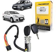 Miolo Da Ignição Clio Logan Sandero Até 2013 Chave Sem Alarme