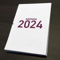 Miolo de Agenda 2024 Refilado Modelo Vinho
