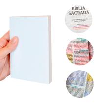 Miolo De Bíblia Sagrada Pequena 11,5 x 15cm