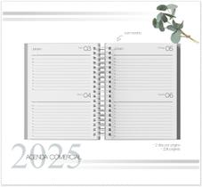 Miolo impresso Agenda diária 2025 - 2 dias por página - person papelaria