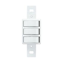 Miolo Módulo 3 Interruptores Simples 10a Branco Fame Blanc