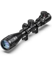Mira CVLIFE 4-16x44 com Retículo Iluminado Vermelho e Verde e Protetor Solar