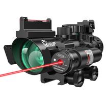 Mira CVLIFE 4x32 Prisma Iluminada Vermelha Verde Azul