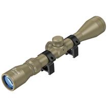 Mira Óptica CVLIFE 3-9x40 com Retículo R4 e Montagens de 20mm, Terra Escura Fosca