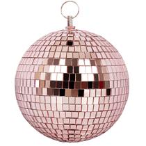 Mirror Ball Muscab 15 cm/6 polegadas de diâmetro em ouro rosa