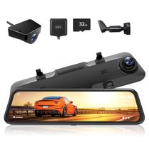 Mirror Dash Cam WOLFBOX G840H com tela e suporte de 11,8" Mirror Dash Cam WOLFBOX G840H com tela e suporte de 11,8"