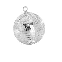 Mirror Disco Ball Javik 15 cm prateado com anéis pendurados