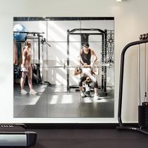 Mirror Tiles Delma Large Square Glass 40,5 x 30,5 cm - 12 unidades