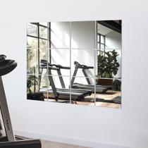 Mirror Tiles TRAHOME Home Gym 30 x 30 cm de comprimento total x 12 unidades