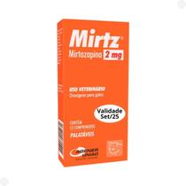 Mirtz 2mg 12 Comprimidos Estimula O Apetite Para Gatos Agener