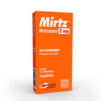 Mirtz Agener União 2 mg com 12 Comprimidos para Gatos - AGENER UNIAO