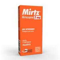 Mirtz Gatos 2mg Agener C/12 Comprimidos