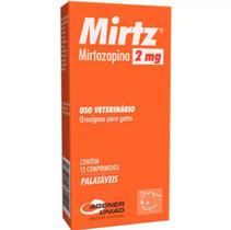 Mirtz gatos 2mg c/12 comprimidos - Pet Shop