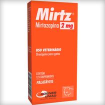 Mirtz Orexígeno Mirtazapina Agener União para Gatos - 12 Comprimidos