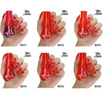 MISS ARTISTIC - Coleção Vermelhos Maravilhosos com 6 Lindas Cores - Lacinhos - 14ml