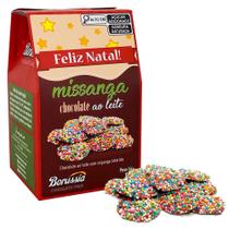 Missanga Chocolate ao Leite Natalino 120g Borússia Chocolates
