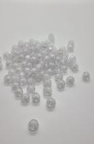 Missanga sextavada 8mm com miolo para Customizar Terço Pulseiras e Colar 100 unidades