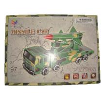 Missile Car 3d Puzzle - Brinquedo De Montar Em Papelão
