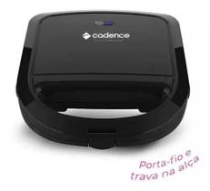 Misteira Elétrica Sanduicheira Grill Preta Cadence 110v