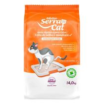 Mister Serra Cat Grossa Areia Sanitária Higiênica Biodegradável Para Gatos 4kg