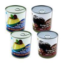 Misto leite condensado e brigadeiro de colher hue - kit 4 unidades