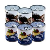 Misto leite condensado e brigadeiro de colher hue - kit 6 unidades
