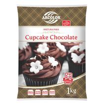 Mistura Cupcake Chocolate 1kg - Arcolor