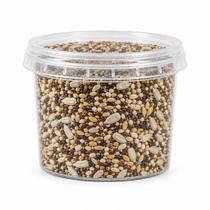 Mistura de 08 Sementes Nutritivas 100g em Pote com Tampa Mistura de 08 Sementes Nutritivas 100g em Pote com Tampa
