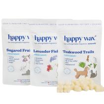 Mistura de aromas para animais de estimação Wax Melts Happy Wax 180 ml - 3 aromas