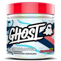 Mistura de bebida eletrolítica em pó GHOST Hydration Kiwi Strawberry