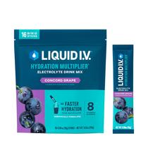 Mistura de bebida eletrolítica em pó Liquid I.V. Hydration Grape Mistura de bebida eletrolítica em pó Liquid I.V. Hydration Grape