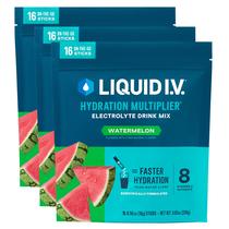 Mistura de bebida eletrolítica em pó Liquid I.V. Hydration Watermelon Mistura de bebida eletrolítica em pó Liquid I.V. Hydration Watermelon
