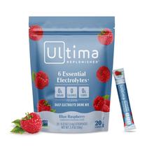 Mistura de bebida eletrolítica em pó Ultima Replenisher Blue Raspberry Mistura de bebida eletrolítica em pó Ultima Replenisher Blue Raspberry