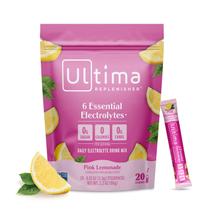 Mistura de bebida eletrolítica em pó Ultima Replenisher Pink Lemonade