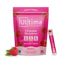 Mistura de bebida eletrolítica em pó Ultima Replenisher Raspberry Mistura de bebida eletrolítica em pó Ultima Replenisher Raspberry