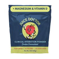 Mistura de bebida eletrolítica Juice Doctor com magnésio e vitamina D, 560 g