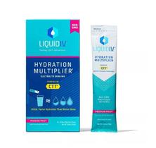 Mistura de bebida em pó com eletrólito líquido, multiplicador de hidratação I.V., maracujá, 1 pacote (10 porções)