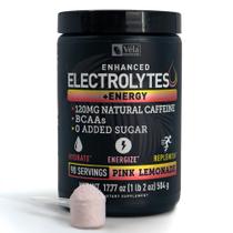 Mistura de bebida em pó Electrolyte + Energy Véla 90 porções rosa Mistura de bebida em pó Electrolyte + Energy Véla 90 porções rosa