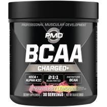 Mistura de bebidas com aminoácidos PMD Sports BCAA Charged Strawberry Mistura de bebidas com aminoácidos PMD Sports BCAA Charged Strawberry