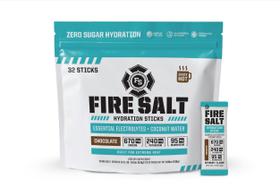 Mistura de bebidas de hidratação Fire Science Fire Salt Chocolate 32ct