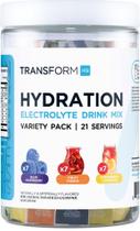 Mistura de bebidas de hidratação TransformHQ com vitaminas e eletrólitos