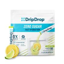 Mistura de bebidas eletrolíticas DripDrop Hydration Zero Sugar 32 Sticks