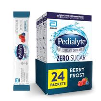 Mistura de bebidas eletrolíticas Pedialyte Hydration Zero Sugar, pacote com 24