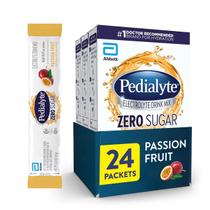 Mistura de bebidas eletrolíticas Pedialyte Passion Fruit 24 pacotes