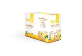 Mistura de bebidas Ener-C sem açúcar Ener-C Energy Lemon Ginger 30 sachês Mistura de bebidas Ener-C sem açúcar Ener-C Energy Lemon Ginger 30 sachês
