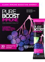 Mistura de bebidas energéticas Pureboost Immune com sabugueiro, 30 pacotes