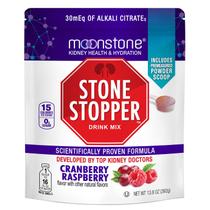 Mistura de bebidas Moonstone Stone Stopper Cranberry Raspberry 30 dias Mistura de bebidas Moonstone Stone Stopper Cranberry Raspberry 30 dias
