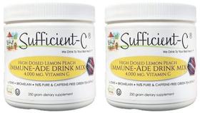 Mistura de bebidas Sufficient-C em alta dose de vitamina C não transgênica 250g (pacote com 2)